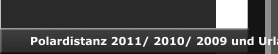 Polardistanz 2011/ 2010/ 2009 und Urlaub